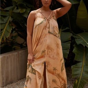 Tahnee Kelland for Anthropologie Strappy Midi Dress